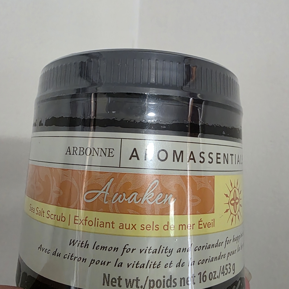 Arbonne Awaken Sea Salt Scrub with Citrus